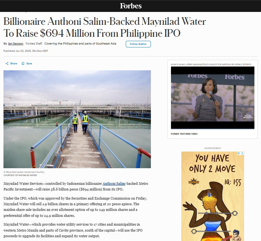 Mentions placed on trusted domains (Forbes) are considered authoritative
